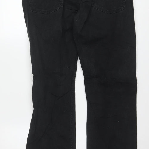 Levi's Men's Black Straight Leg Denim Jeans W33 L32 Classic Fit