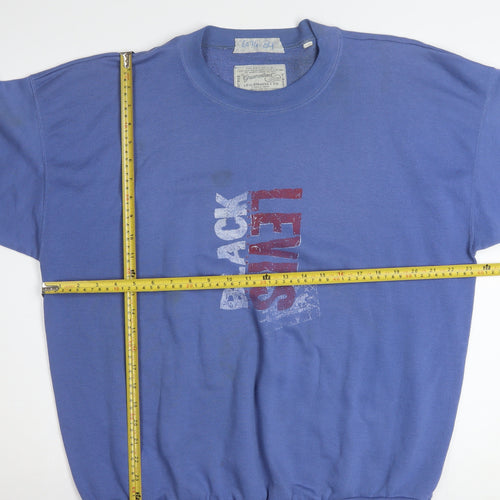 Levi’s Men’s Blue XL Retro Graphic Logo Pullover Sweatshirt