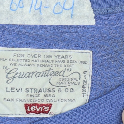 Levi’s Men’s Blue XL Retro Graphic Logo Pullover Sweatshirt