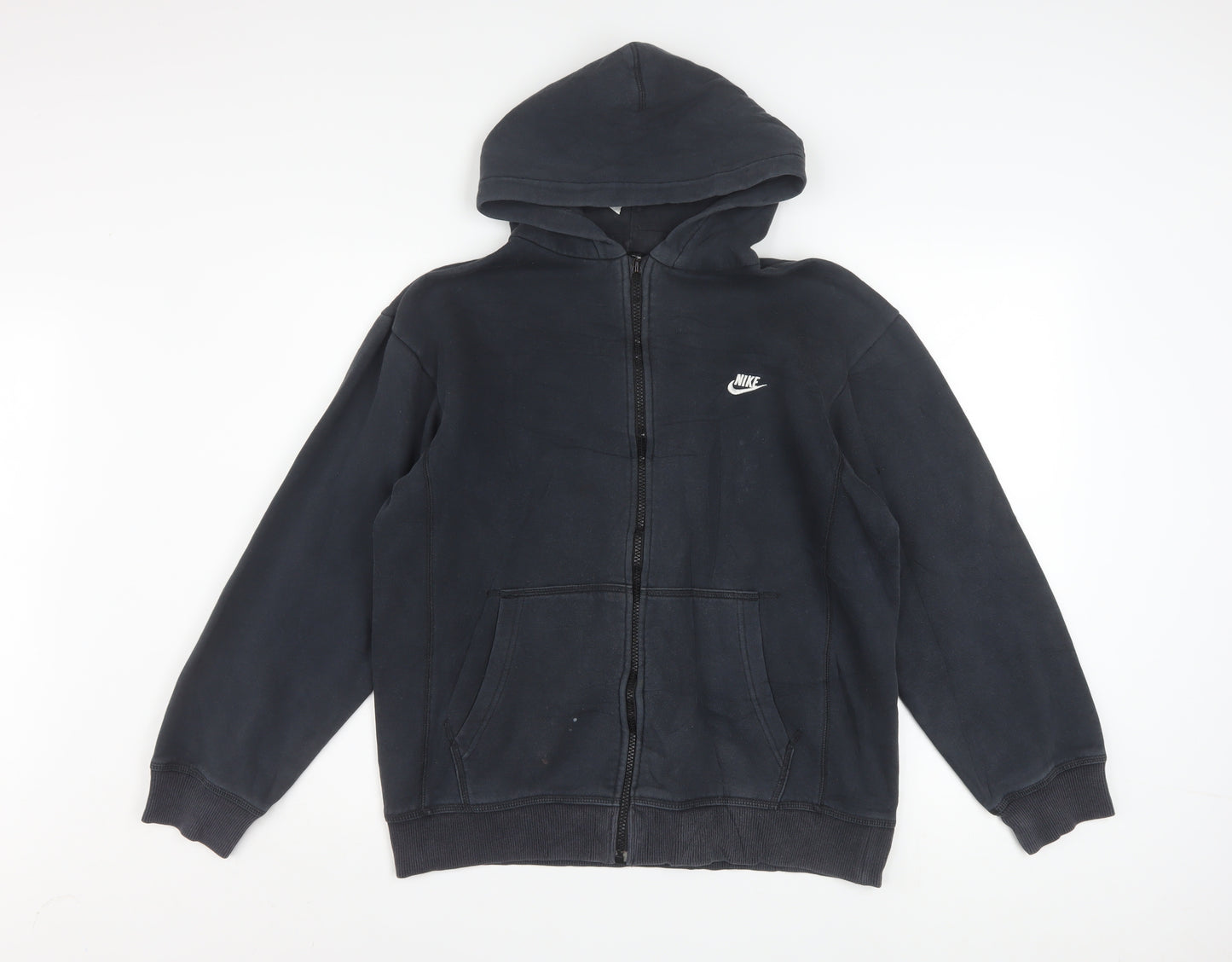 Nike Boys Black Full Zip Fleece Hoodie XL 13-14 Years Sportswear