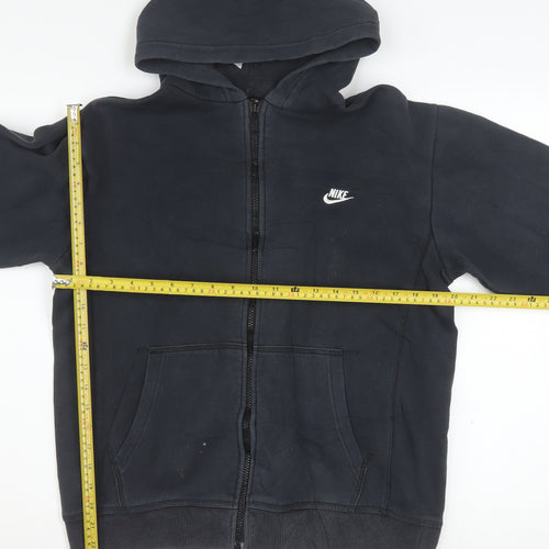 Nike Boys Black Full Zip Fleece Hoodie XL 13-14 Years Sportswear