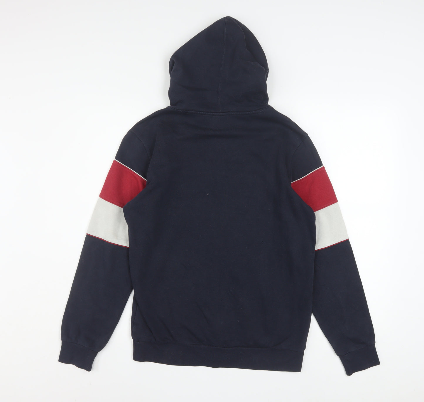 Champion Boys Navy Red Colourblock Pullover Hoodie Size 13-14 Years