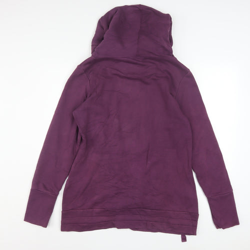 Puma Womens Purple Hoodie Size 14 Hooded Pullover Sweatshirt