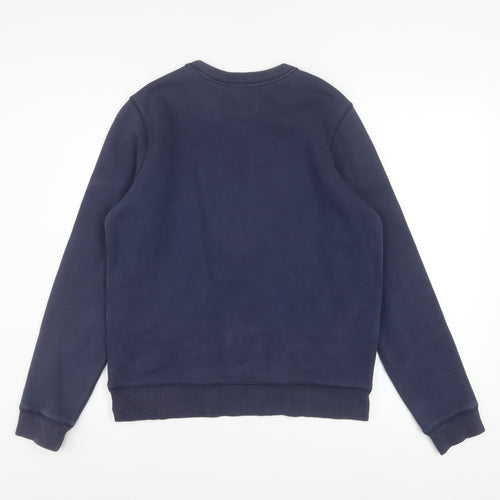Calvin Klein Jeans Womens Navy Blue Cotton Sweatshirt M