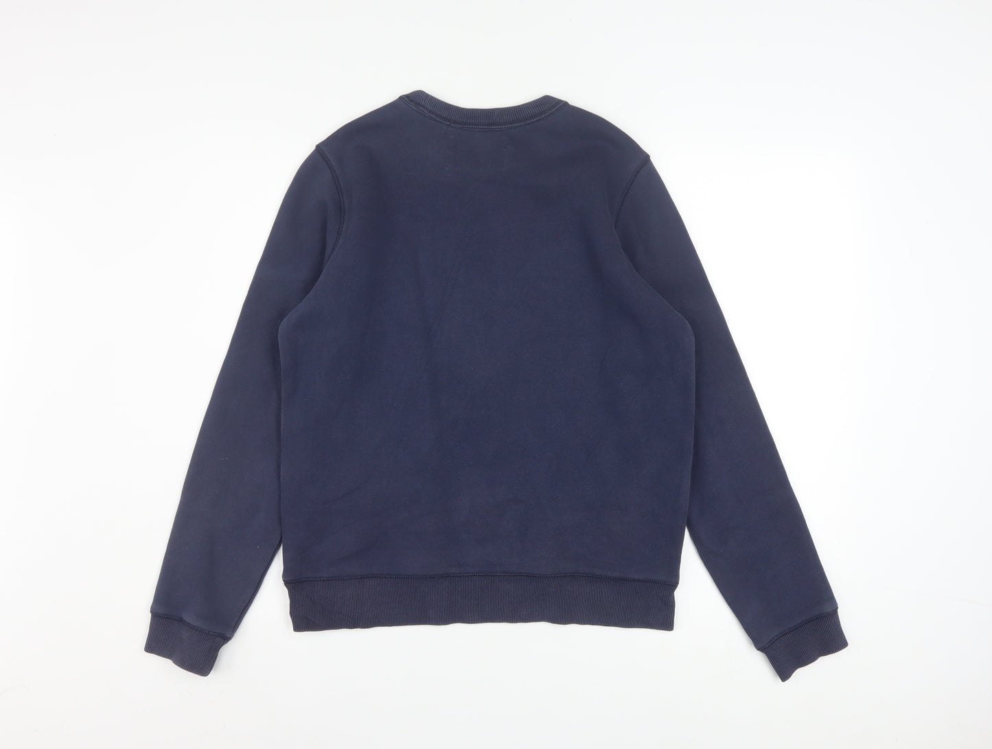 Calvin Klein Jeans Womens Navy Blue Cotton Sweatshirt M