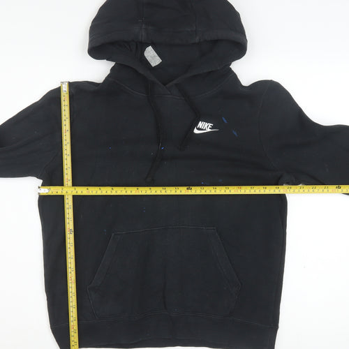 Nike Men's Black Pullover Hoodie Size S Regular Fit Fleece
