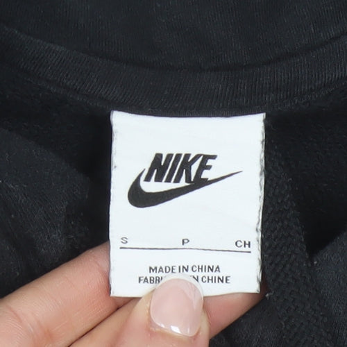 Nike Men's Black Pullover Hoodie Size S Regular Fit Fleece