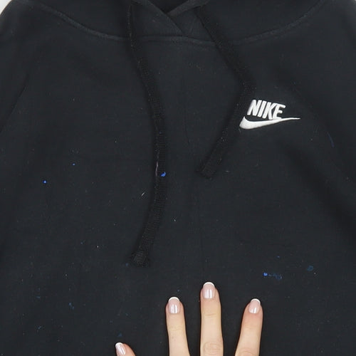 Nike Men's Black Pullover Hoodie Size S Regular Fit Fleece