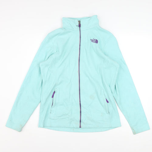 The North Face Girls Blue Fleece Full Zip Jacket Size 18 XL