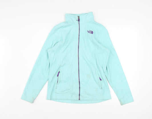 The North Face Girls Blue Fleece Full Zip Jacket Size 18 XL
