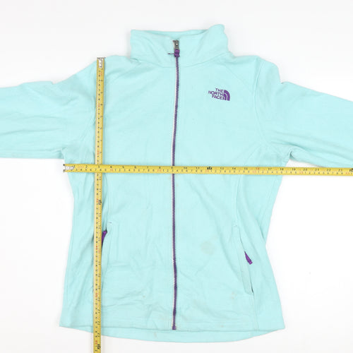 The North Face Girls Blue Fleece Full Zip Jacket Size 18 XL