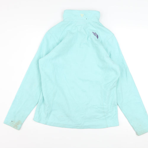 The North Face Girls Blue Fleece Full Zip Jacket Size 18 XL