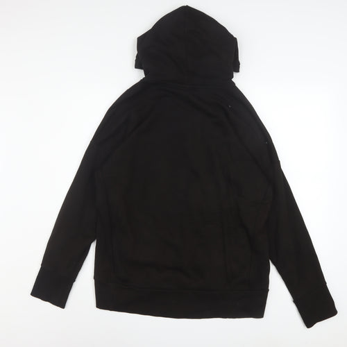 Adidas Women's Black Pullover Hoodie M 12-14 Cotton Blend
