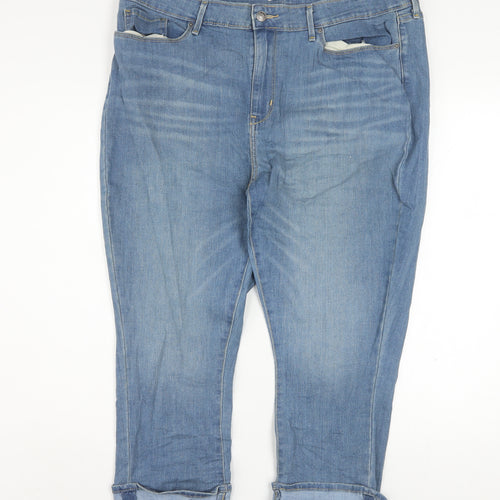 Levi Strauss Men’s Blue Straight Denim Jeans Size 34 Regular Fit