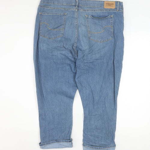 Levi Strauss Men’s Blue Straight Denim Jeans Size 34 Regular Fit