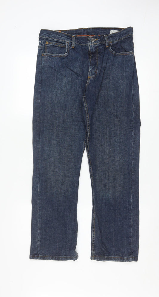 Wrangler Women Blue Size 16 Relaxed Fit Straight Leg Denim Jeans