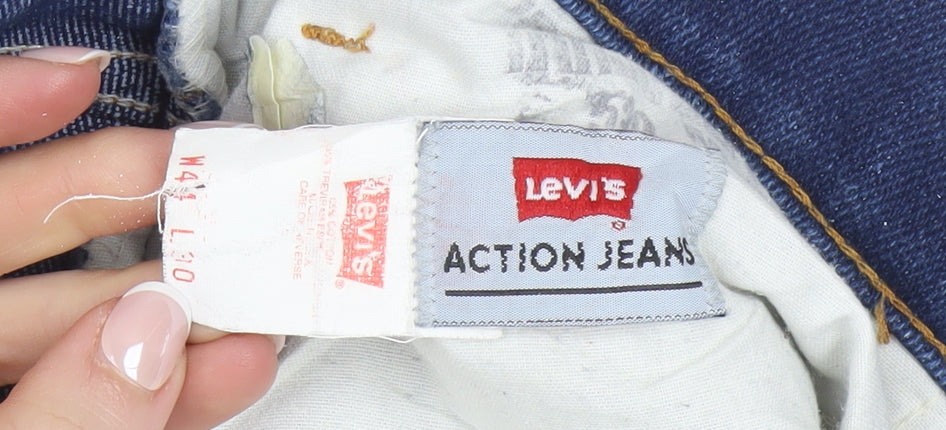 Levi's Men's Blue Denim Action Jeans W41 L30 Regular Fit