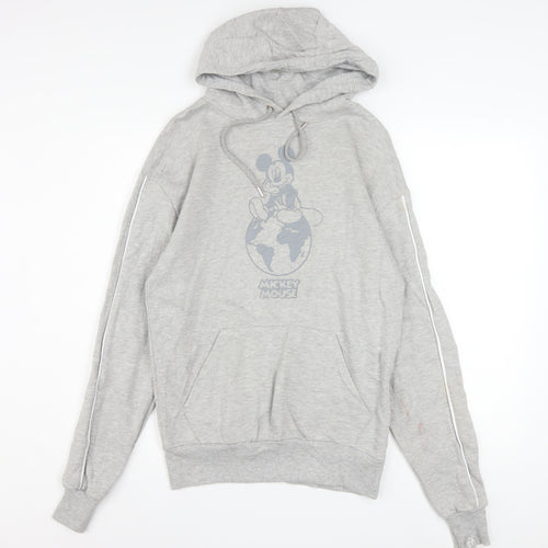 Disney Primark Women Grey Mickey Mouse Pullover Hoodie Size S