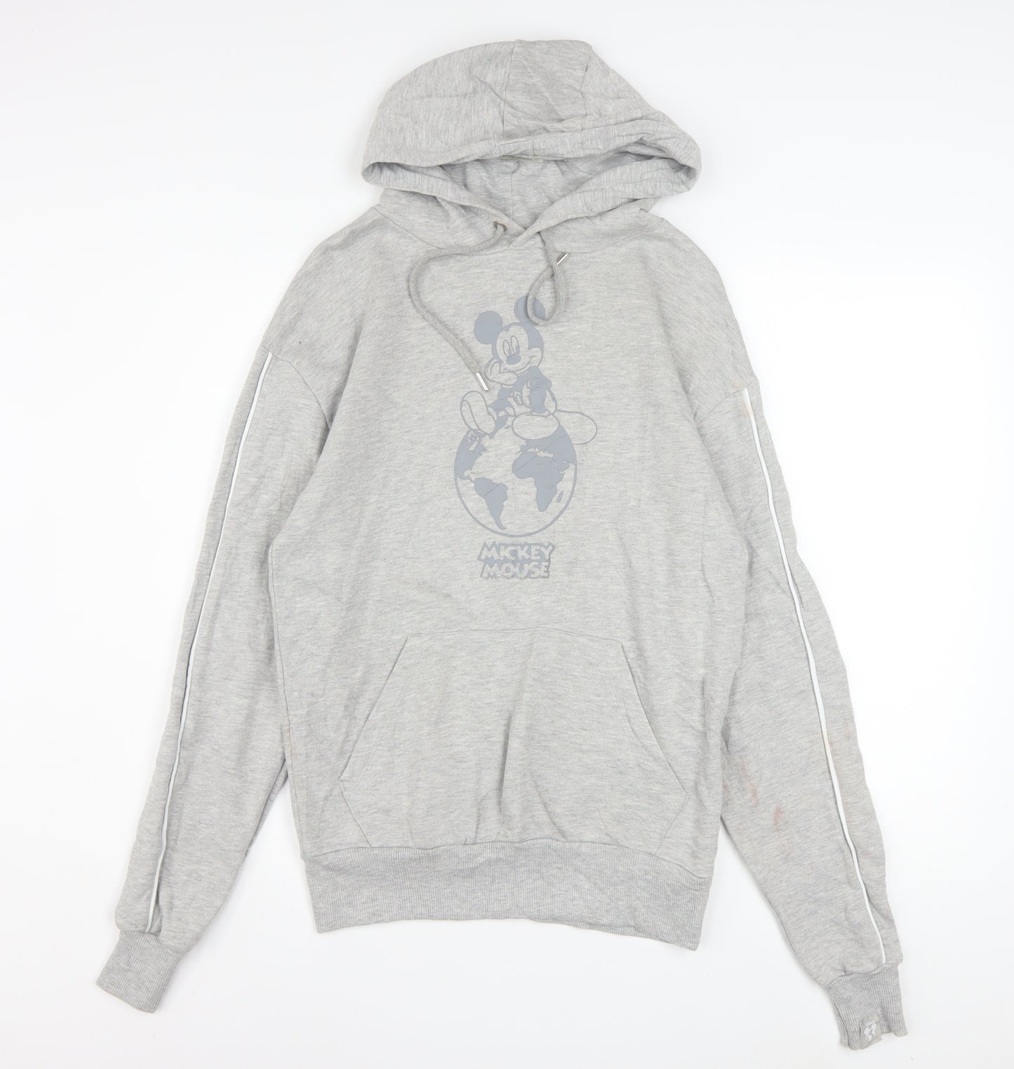 Disney Primark Women Grey Mickey Mouse Pullover Hoodie Size S