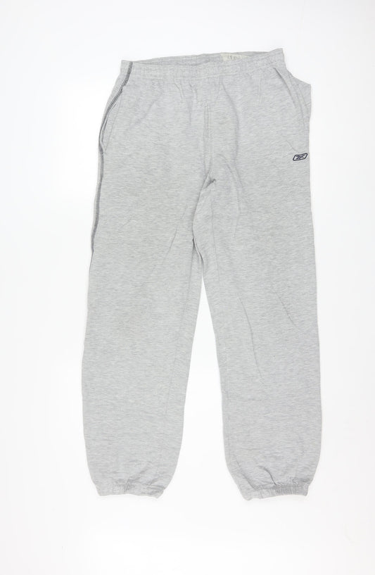 Reebok Men’s Grey XS Sweatpants Joggers Lightweight Activewear