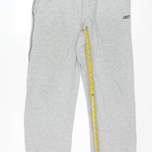 Reebok Men’s Grey XS Sweatpants Joggers Lightweight Activewear