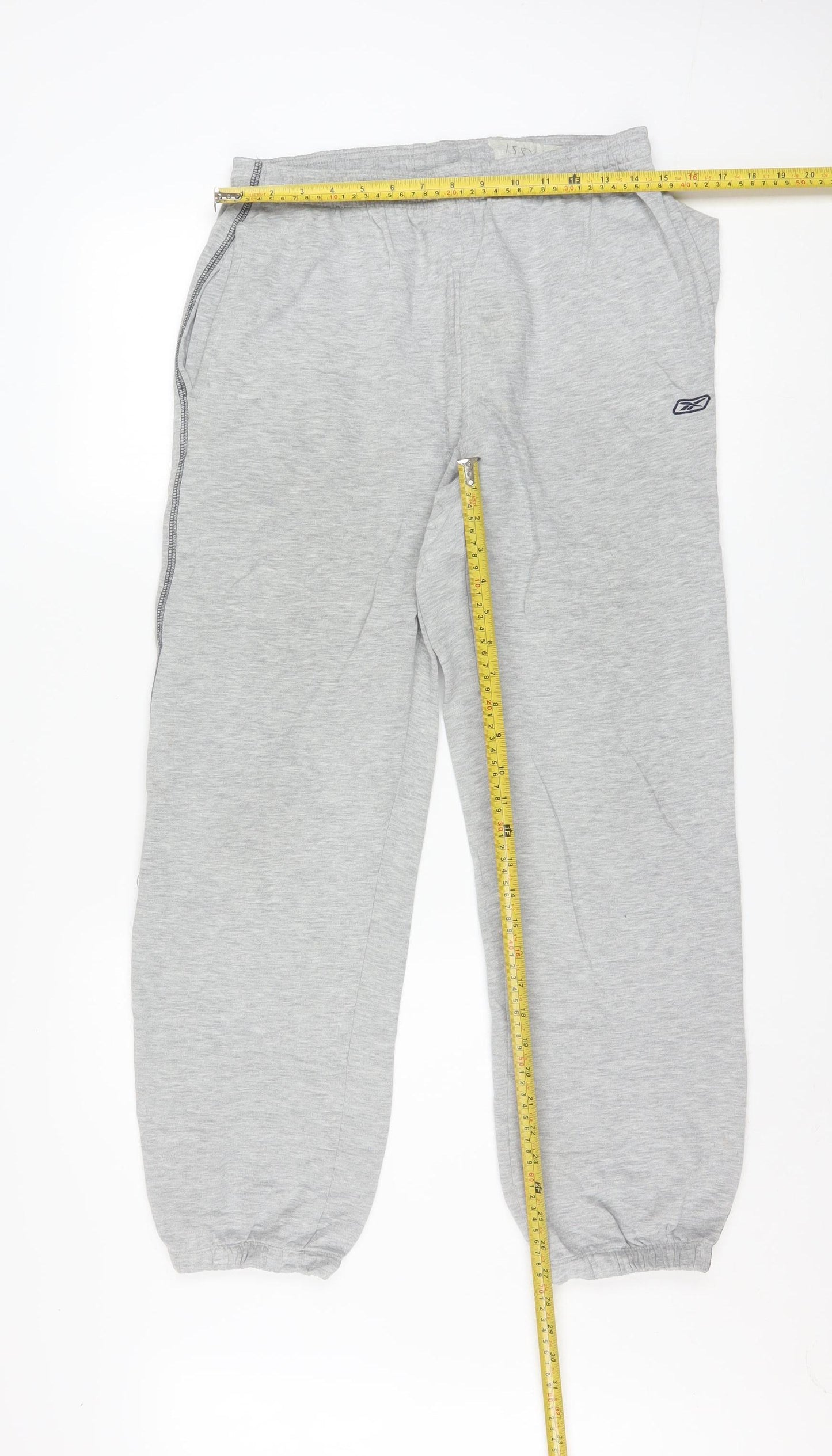 Reebok Men’s Grey XS Sweatpants Joggers Lightweight Activewear