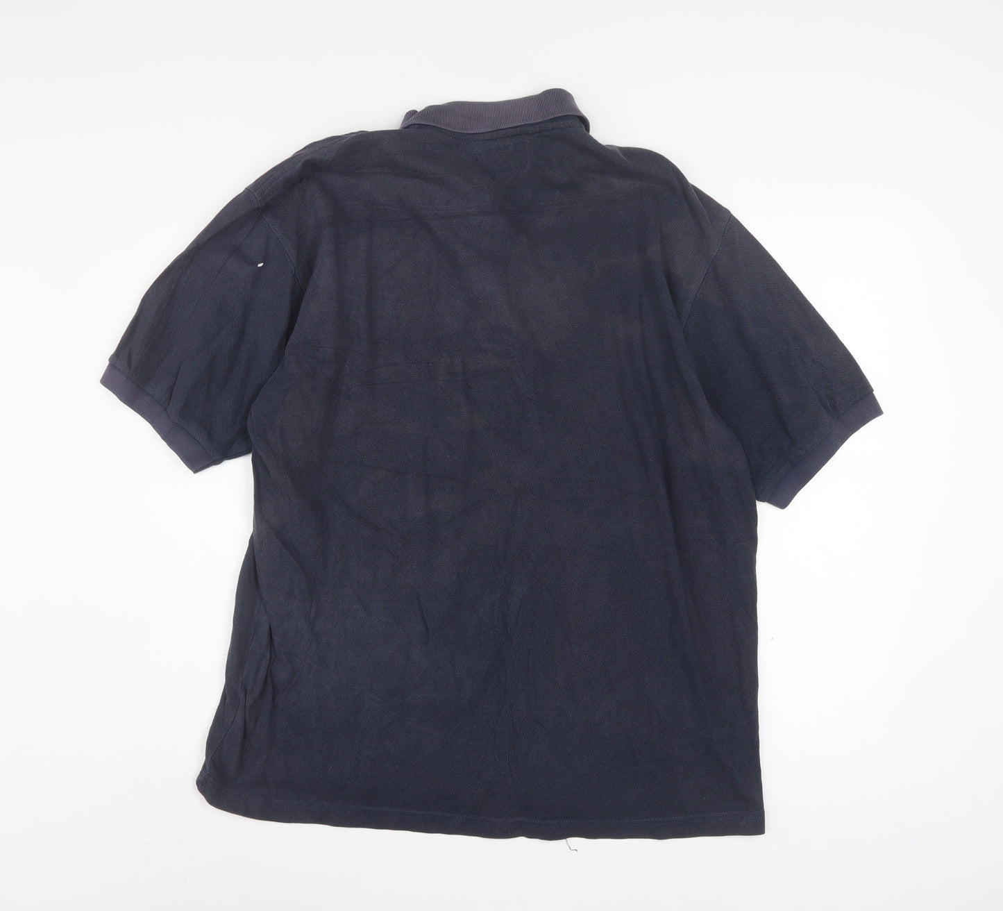 Levi's Men's Blue XL Regular Fit Cotton Short Sleeve Polo Shirt