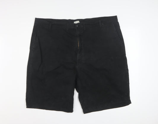 Wrangler Men's Black Regular Fit Chino Shorts Size 46