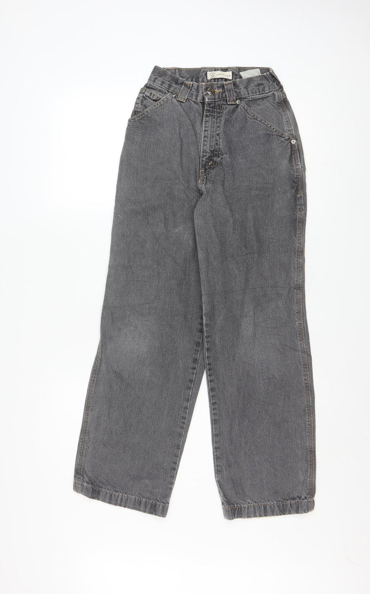Authentic Carpenter Women's Grey 12 Slim High Rise Straight Jeans