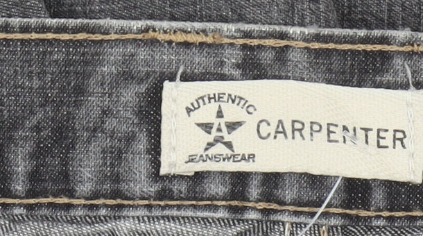 Authentic Carpenter Women's Grey 12 Slim High Rise Straight Jeans