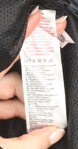 Umbro Mens Black XL Hooded Windbreaker Jacket
