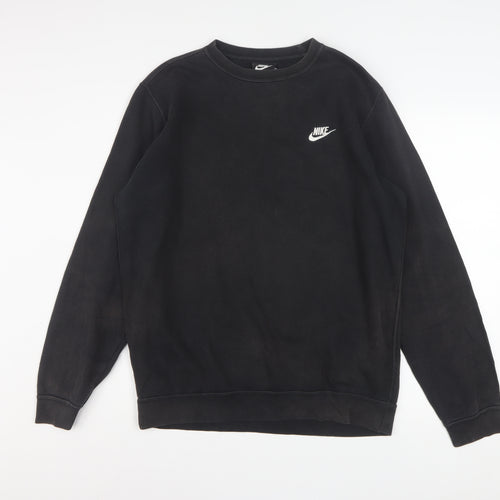 Nike Men's Black Large Crew Neck Pullover Sweatshirt