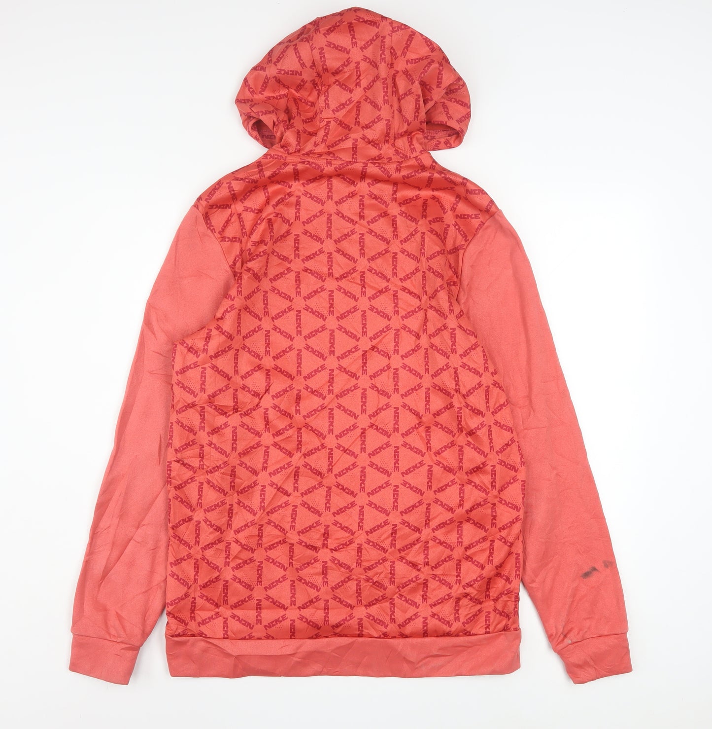 Nike Men's Red Therma-Fit Pullover Hoodie Small Athletic Fleece