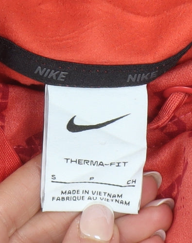 Nike Men's Red Therma-Fit Pullover Hoodie Small Athletic Fleece