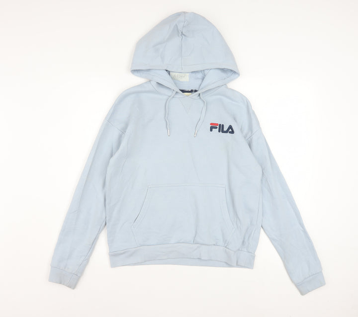 FILA Men's Blue Pullover Hoodie XS Regular Fit Fleece