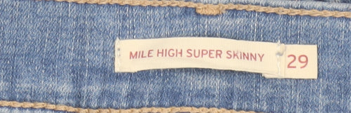 Levi’s Women’s Blue Mile High Super Skinny Jeans Size 29
