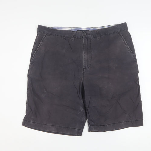 Tommy Hilfiger Men's Black Chino Shorts Size 36 Regular Fit