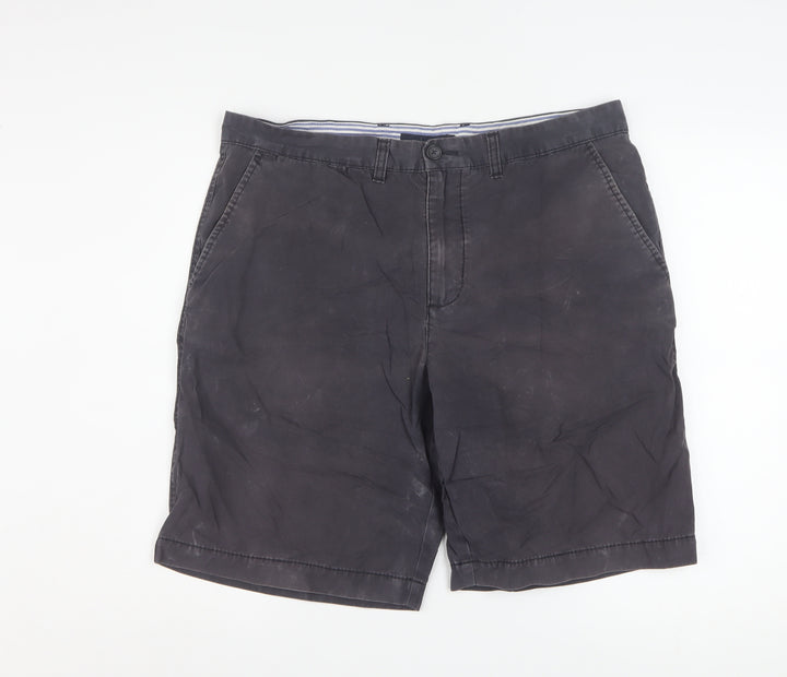 Tommy Hilfiger Men's Black Chino Shorts Size 36 Regular Fit