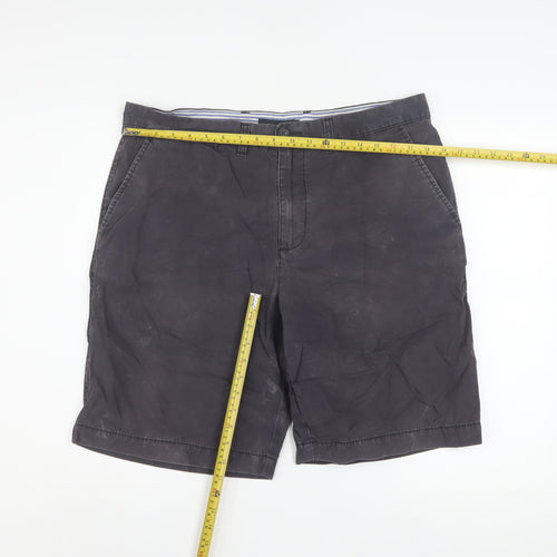 Tommy Hilfiger Men's Black Chino Shorts Size 36 Regular Fit