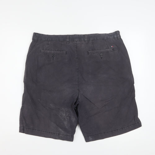 Tommy Hilfiger Men's Black Chino Shorts Size 36 Regular Fit