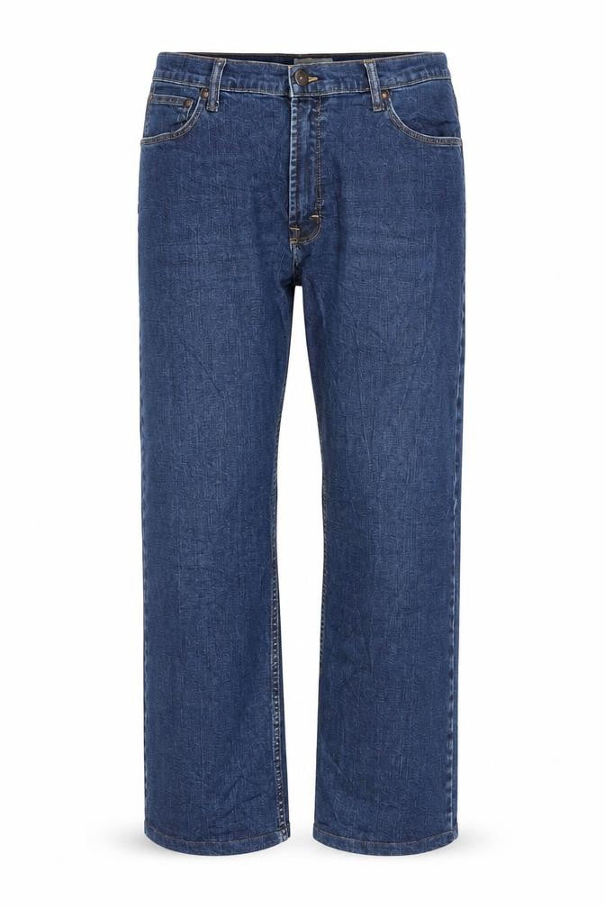 Wrangler Mens Blue Straight Fit Denim Jeans 38x30 Classic Style