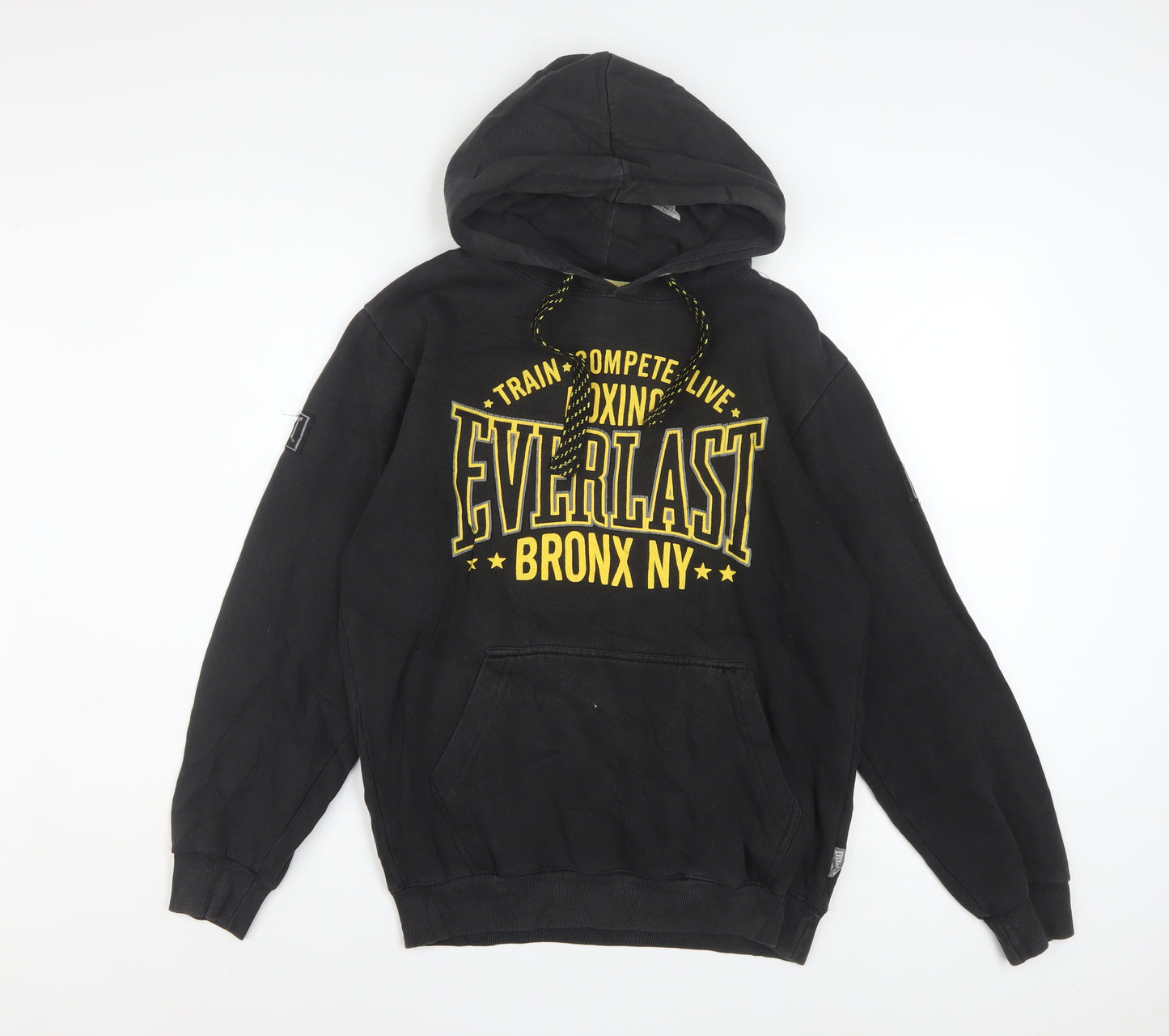 Everlast Men's Black Pullover Hoodie S Boxing Sports Sweatshirt