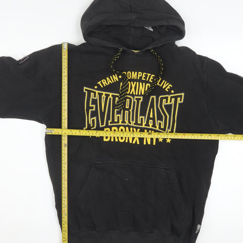 Everlast Men's Black Pullover Hoodie S Boxing Sports Sweatshirt