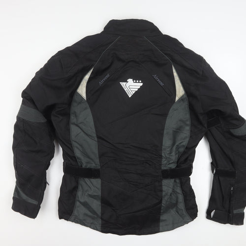 Cycle Spirit Men's Black L Motorcycle Jacket Waterproof Lined