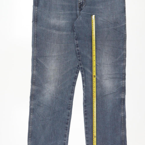 Wrangler Mens Blue Texas Straight Denim Jeans W36 L34