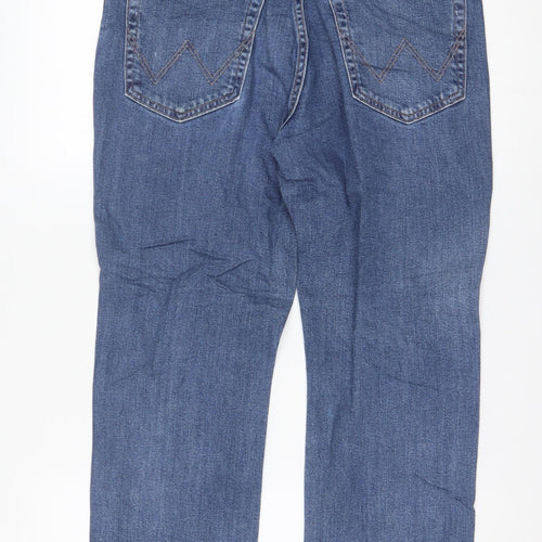 Wrangler Men Blue Regular Fit Straight Denim Jeans W33 L30