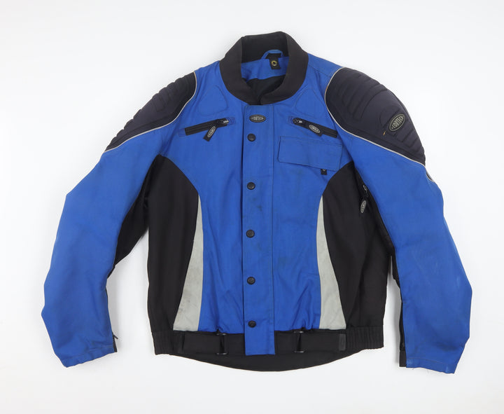 Cortech Men's Blue Motorcycle Jacket Size 42 Regular Waterproof Lined