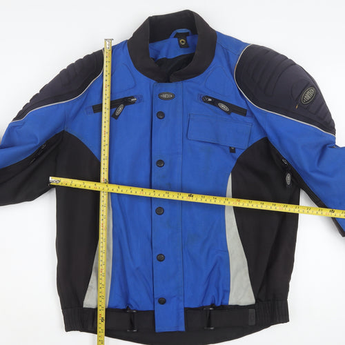Cortech Men's Blue Motorcycle Jacket Size 42 Regular Waterproof Lined