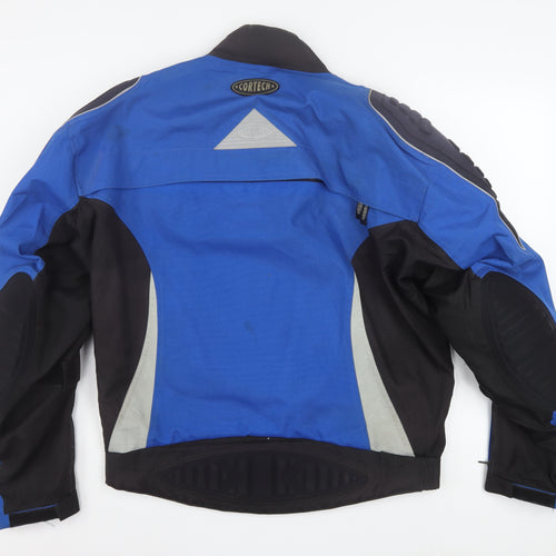 Cortech Men's Blue Motorcycle Jacket Size 42 Regular Waterproof Lined