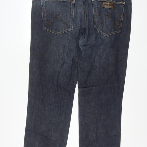 Wrangler Men's Blue Arizona Stretch Straight Jeans W44 L32